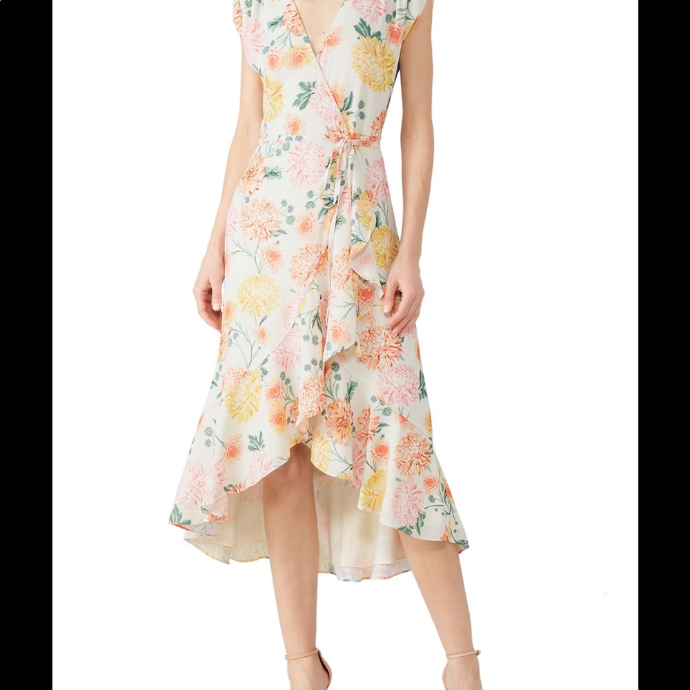 Yumi Kim wrap hydrangea dress XL